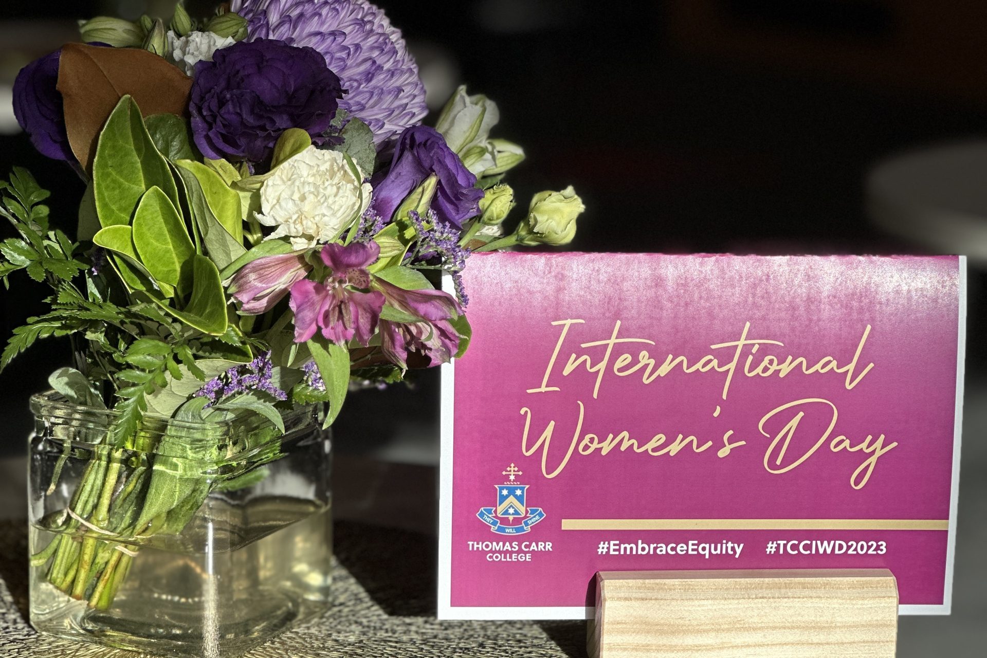 From Director of Faith and Mission Thomas Carr College